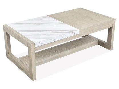 Preston Rectangular Cocktail Table With Veneer