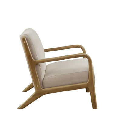 Mid-Century Style Lounge Chair With Upholstery