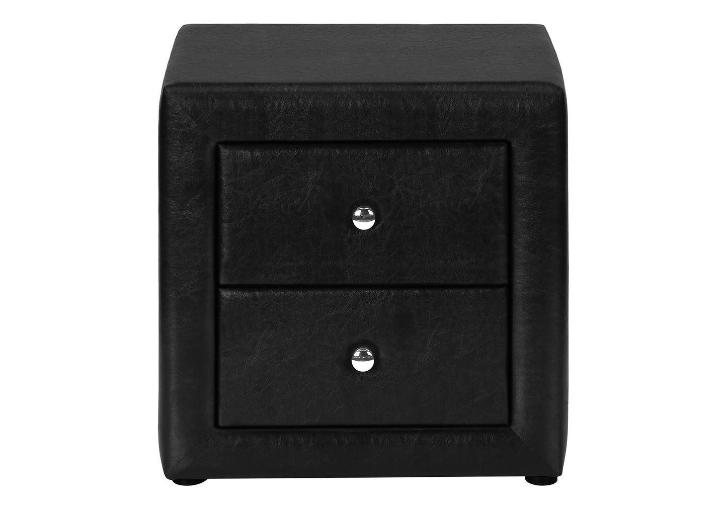 Nightstand With Upholstered Drawer For Bedroom