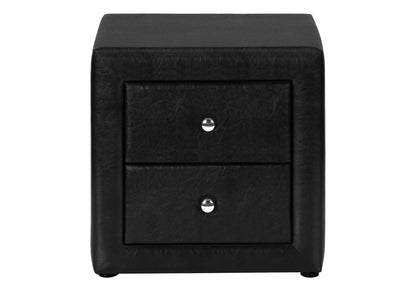 Nightstand With Upholstered Drawer For Bedroom