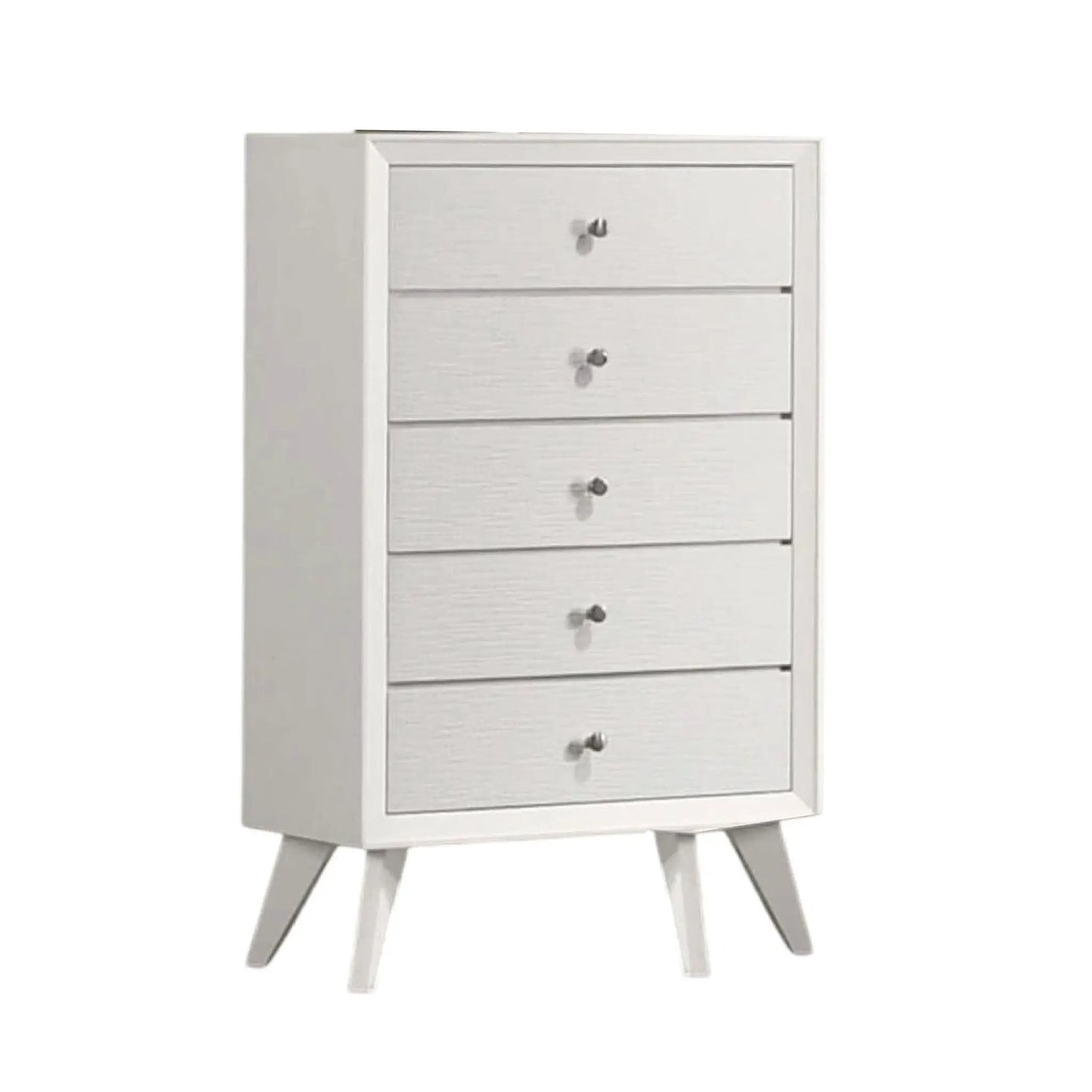 1 Piece Chest With Angled Legs and White Finish