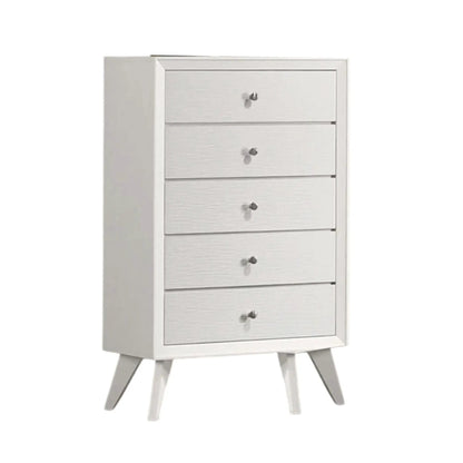 1 Piece Chest With Angled Legs and White Finish