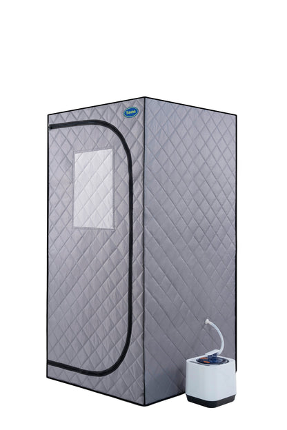 Portable Grey Mini Steam Sauna Tent and Home Spa