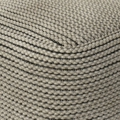 Eastmont Soft Cream Indoor and Outdoor Pouf