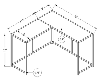 Corner Console Table With L Shaped Design