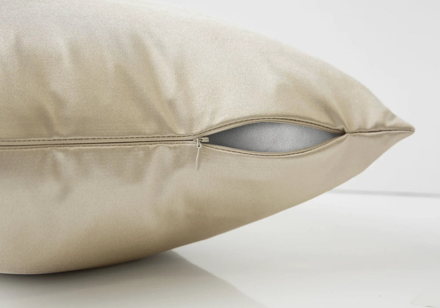 Beige square throw pillow with zipper closure, insert included, Modern by Unique Piece Furniture on Tampa Home & Garden Store