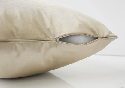 Beige square throw pillow with zipper closure, insert included, Modern by Unique Piece Furniture on Tampa Home & Garden Store