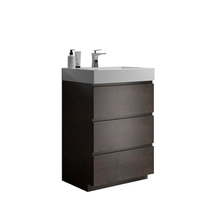 Alice Bathroom Vanity with Large Storage and Sink