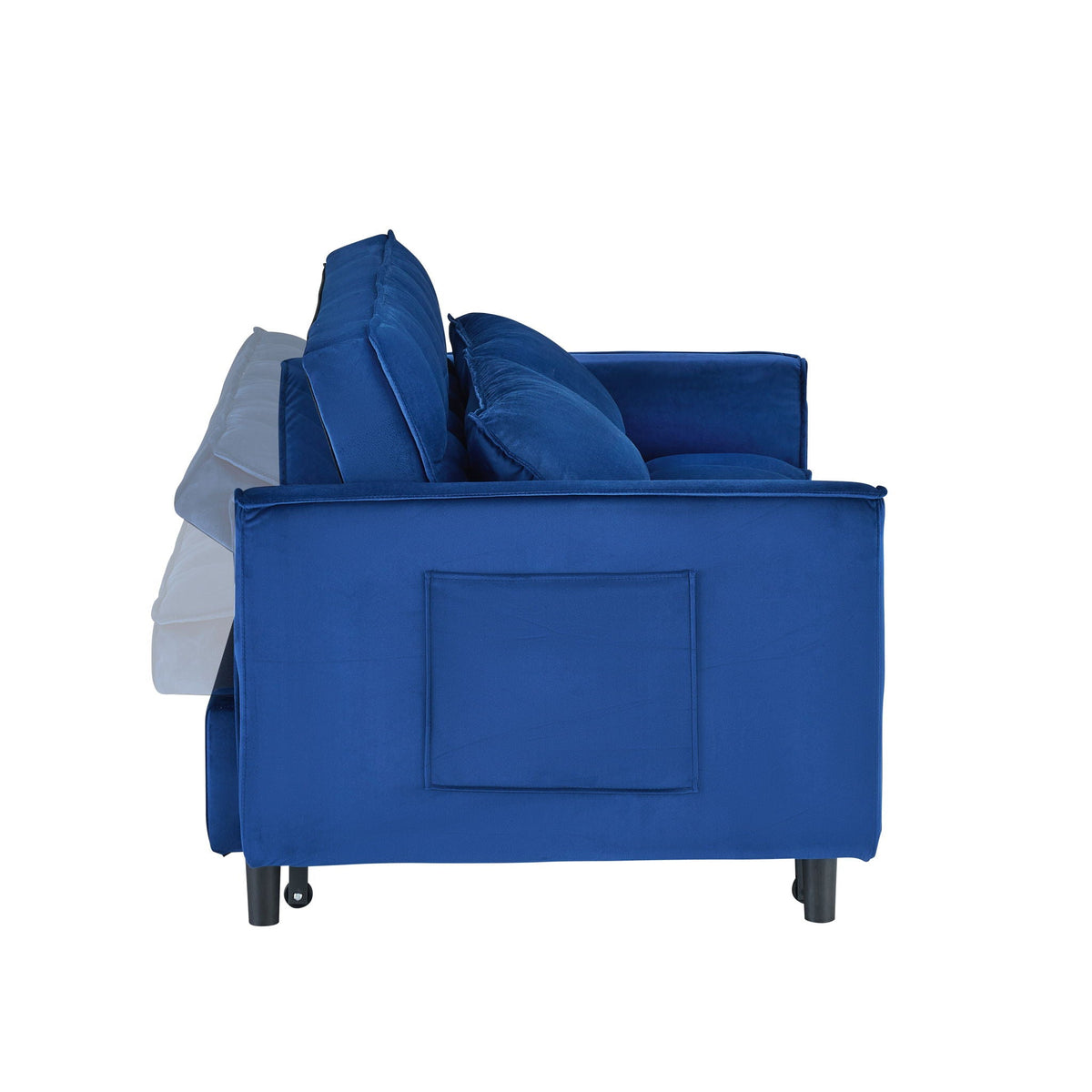 Large 3 In 1 Sofa Bed and Velvet Living Room