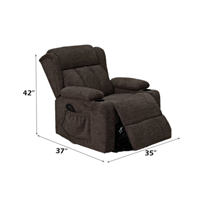 Lusio Power Recliner With Lift and Cup Holder