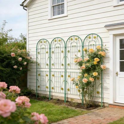 Metal Garden Trellis for Climbing Plants Outdoor