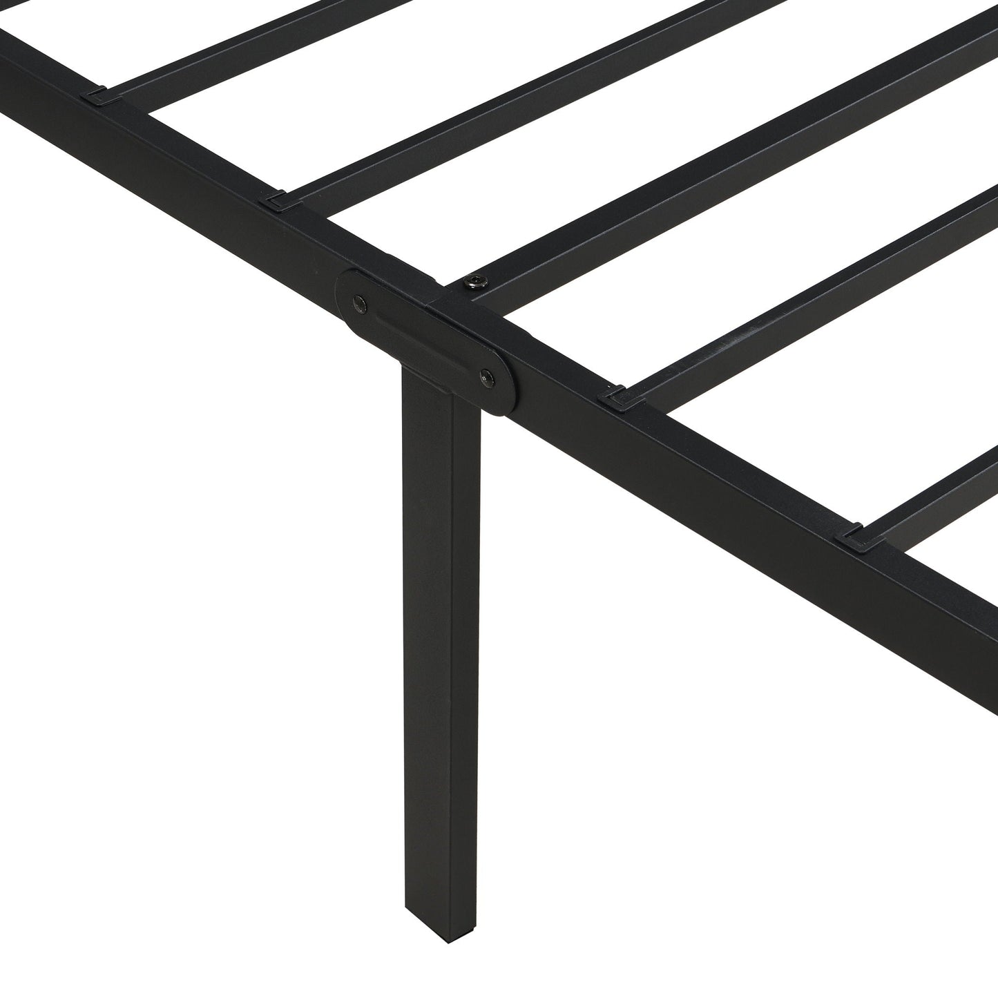 Heavy Queen Bed Frame With Steel and Quiet Slats