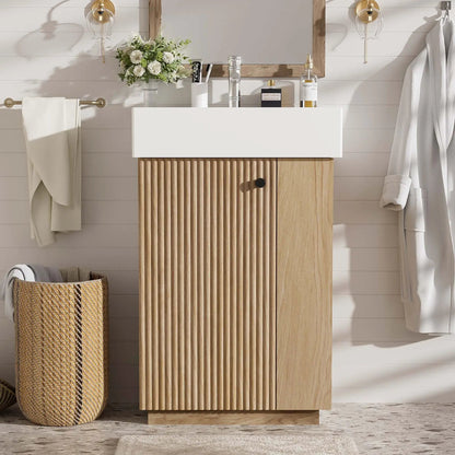 Bathroom Vanity With Sink, Freestanding Cabinet