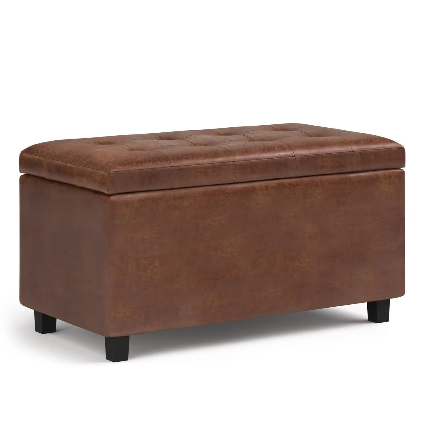 Cosmopolitan Upholstered Storage Ottoman Bench