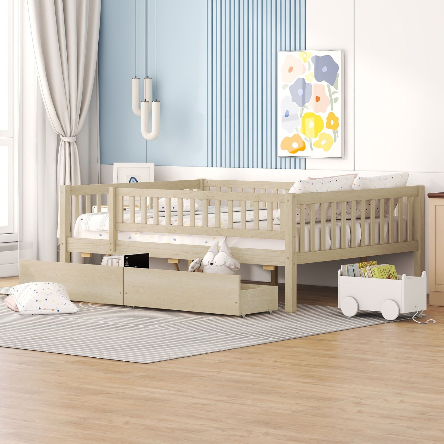 Multi Functional Wooden Daybed and Bedroom