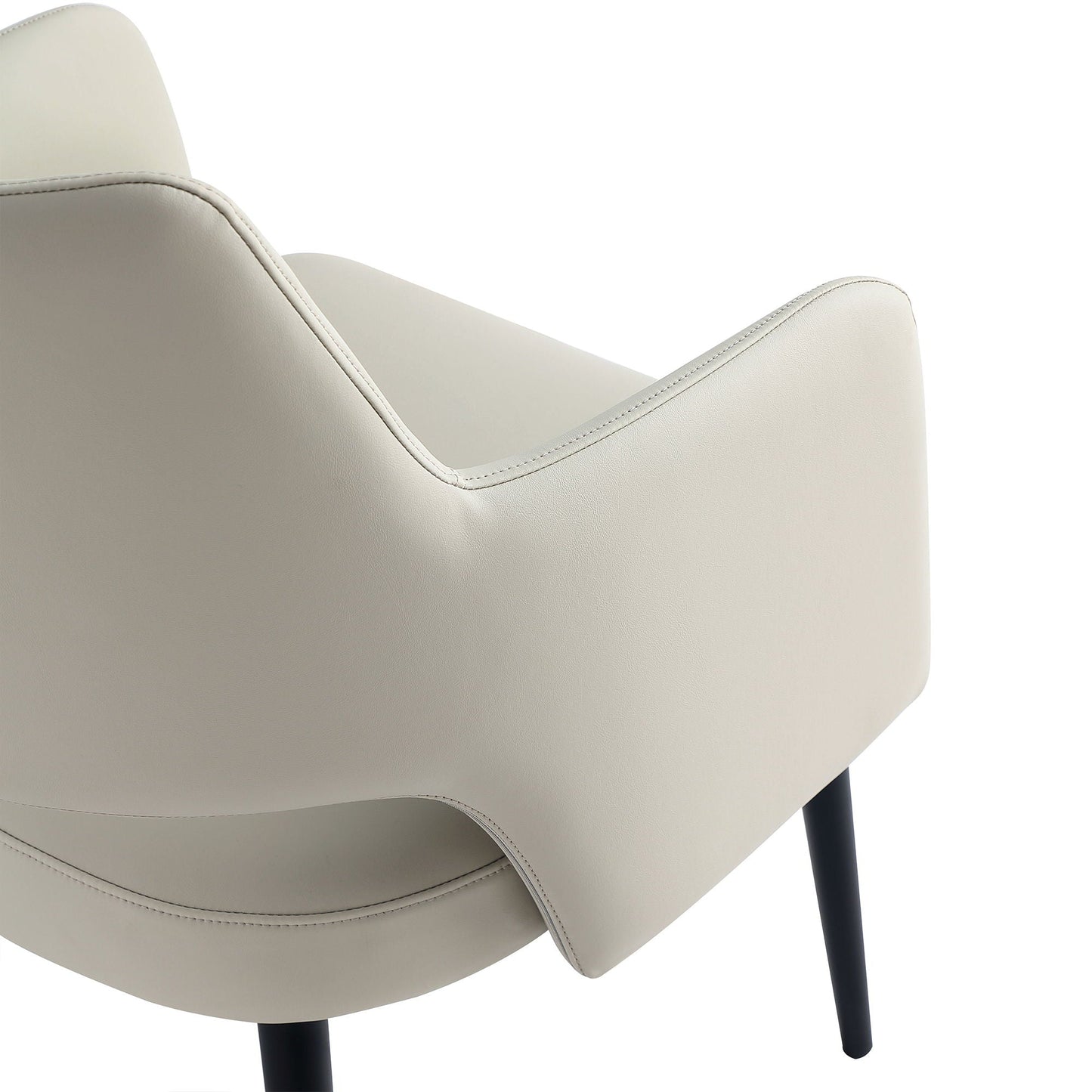 Modern Tremont Dining Armchair and Steel Frame