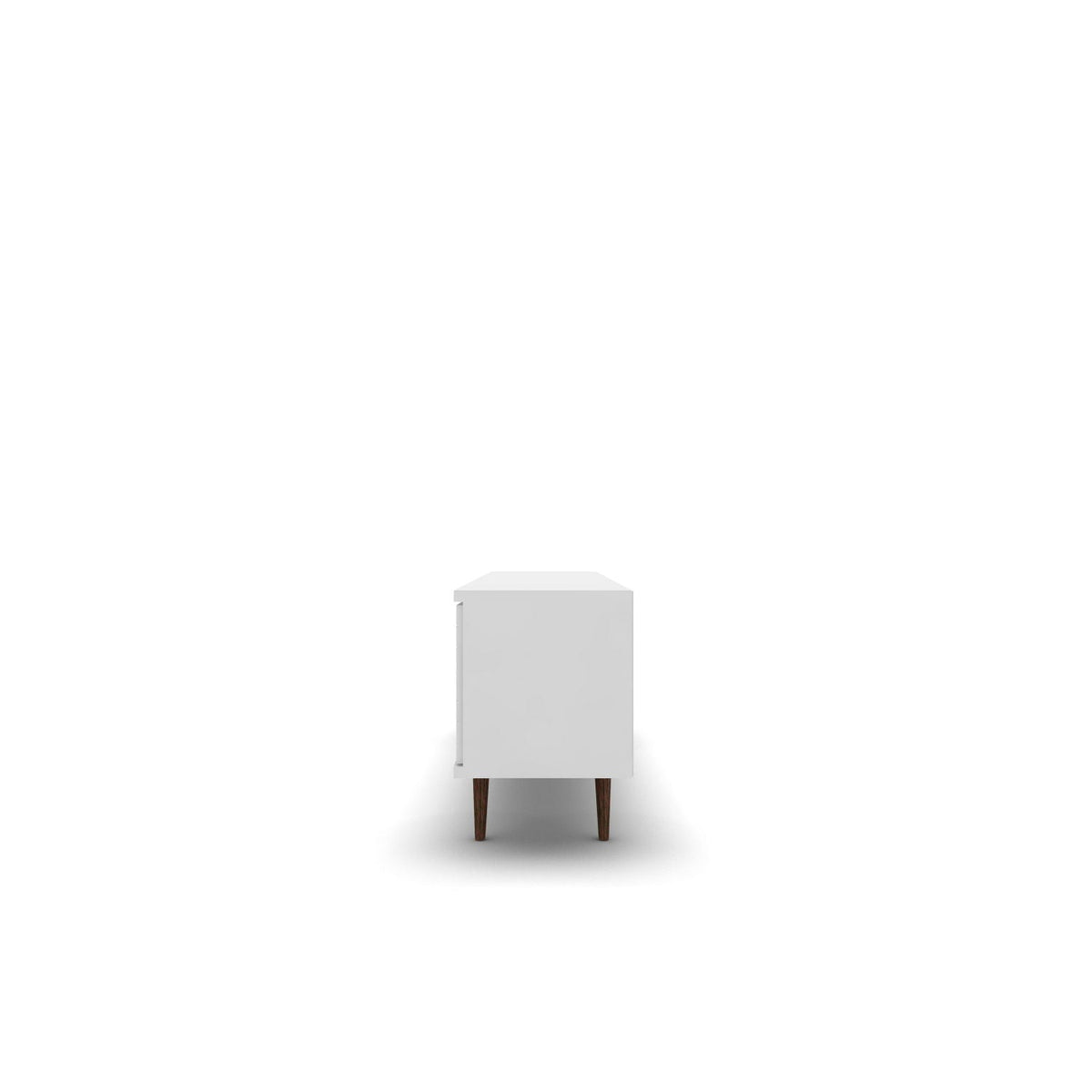 63-inch TV stand white with hidden storage and solid wood legs HouseOfZazla on Tampa Home & Garden Store