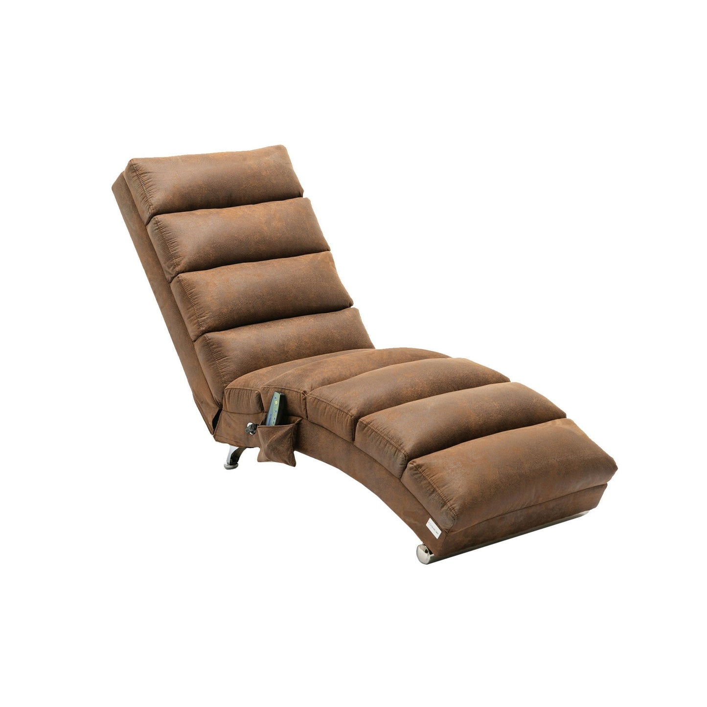 Massage Chaise Lounge brown upholstery with remote control by HouseOfZazla on Tampa Home & Garden Store