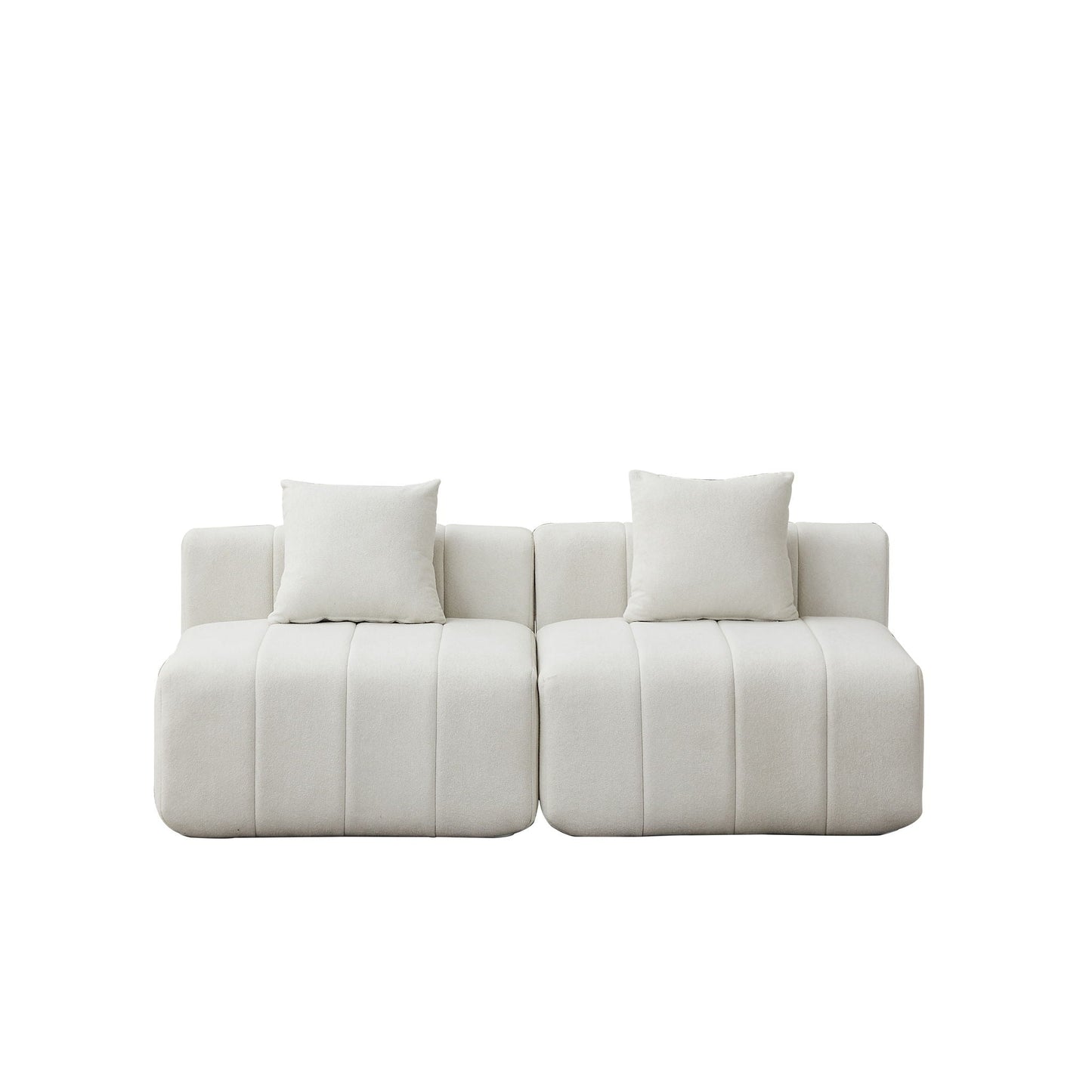 Symmetrical Modular Sofa And Piano Key Design