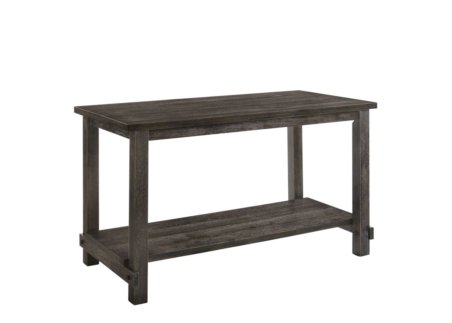 Martha II 7-Piece Counter Height Dining Set gray wood finish on Tampa Home & Garden Store