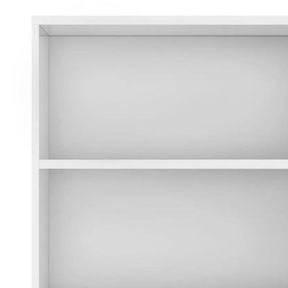 Harper - Handcrafted Bookcase With Storage, white finish interior with two shelves on Tampa Home & Garden Store