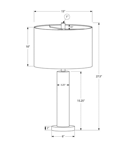 Contemporary table lamp by HouseOfZazla with adjustable lighting on Tampa Home & Garden Store