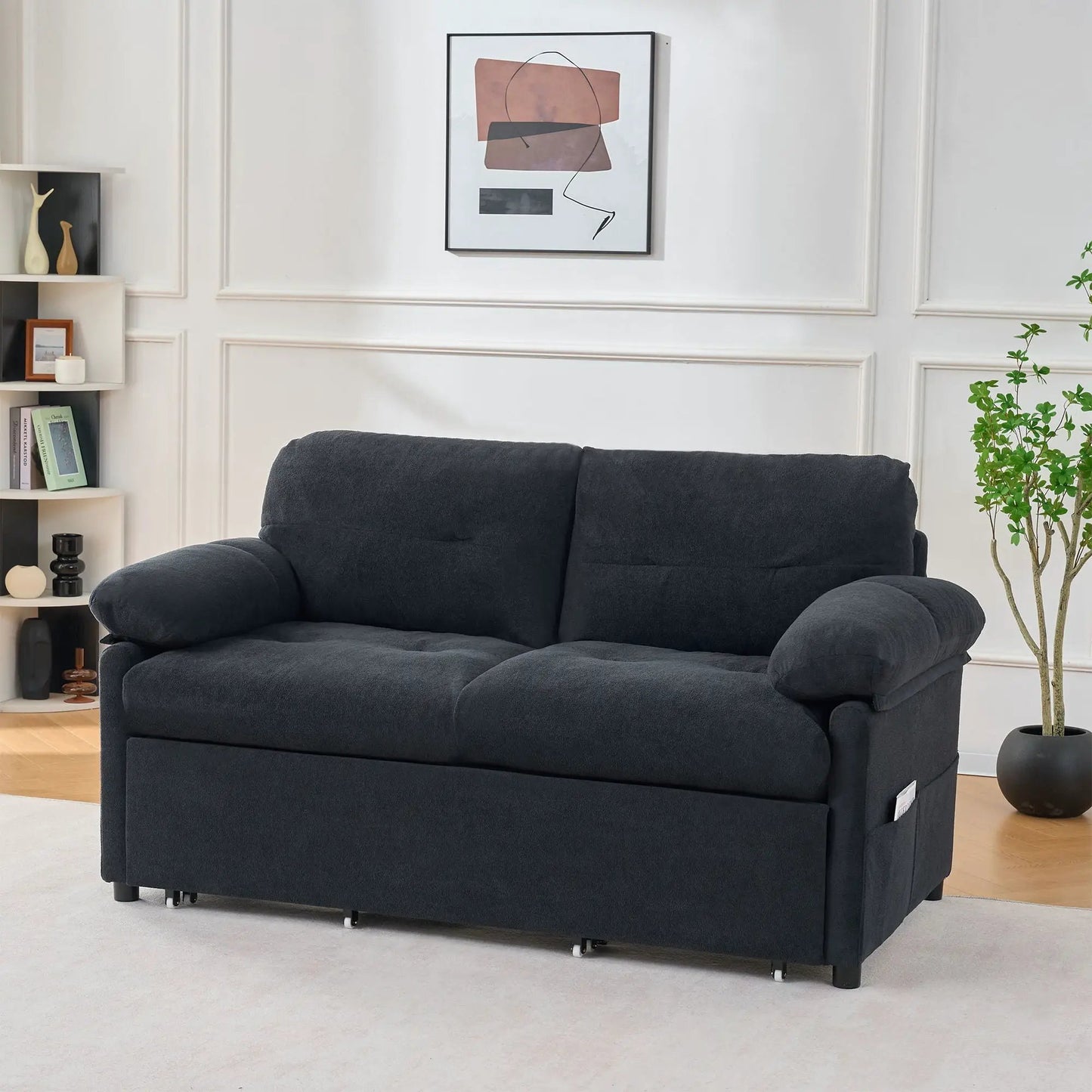 Convertible Sofa Bed Queen 3 in 1 with Storage