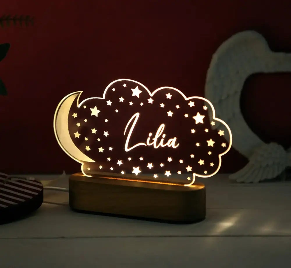 Custom Name Usb Led Night Light and a Gift