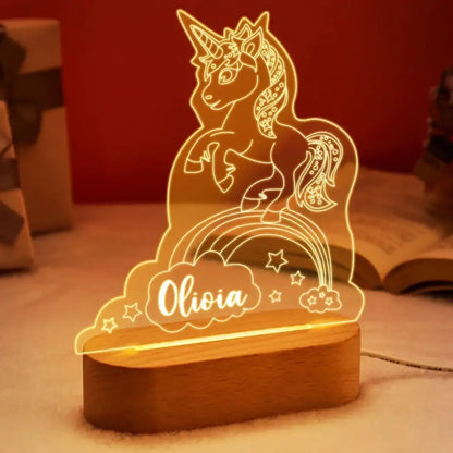 Custom Name Usb Led Night Light and a Gift