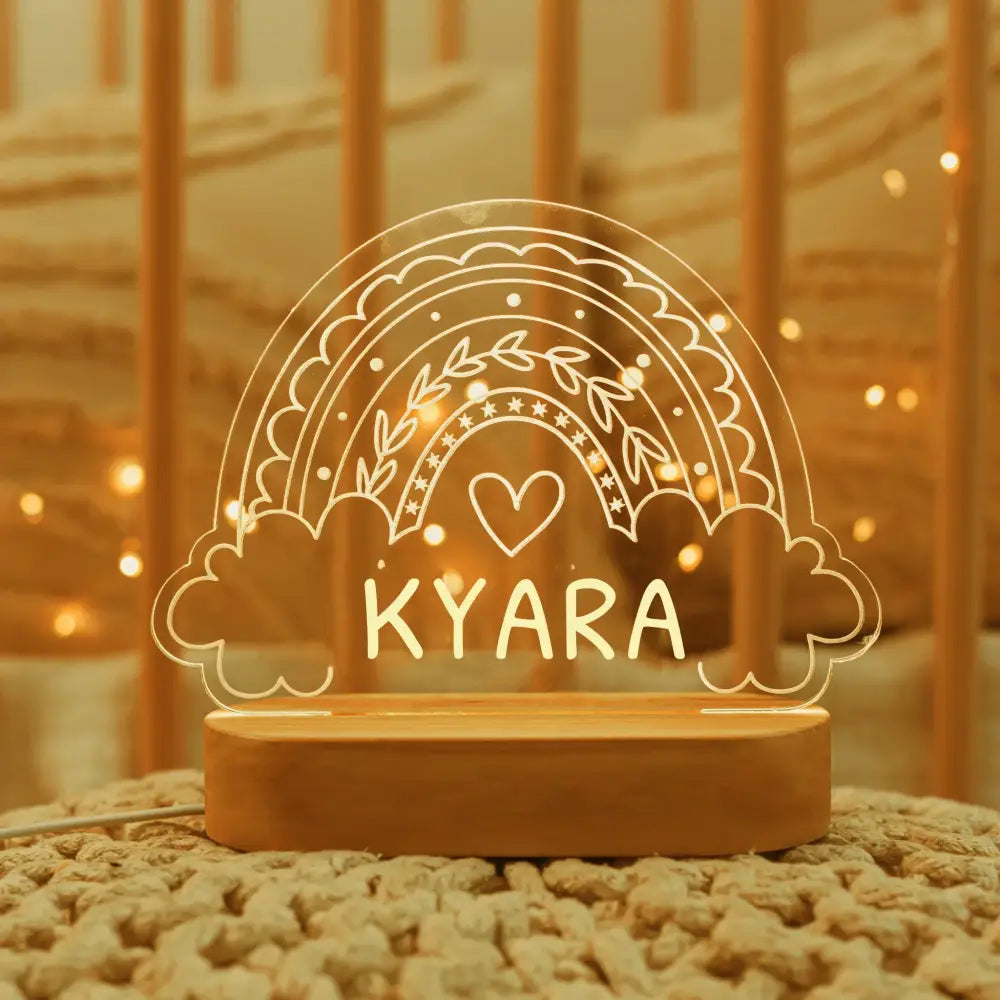 Custom Name Usb Led Night Light and a Gift