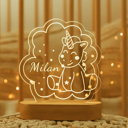 Custom Name Usb Led Night Light and a Gift