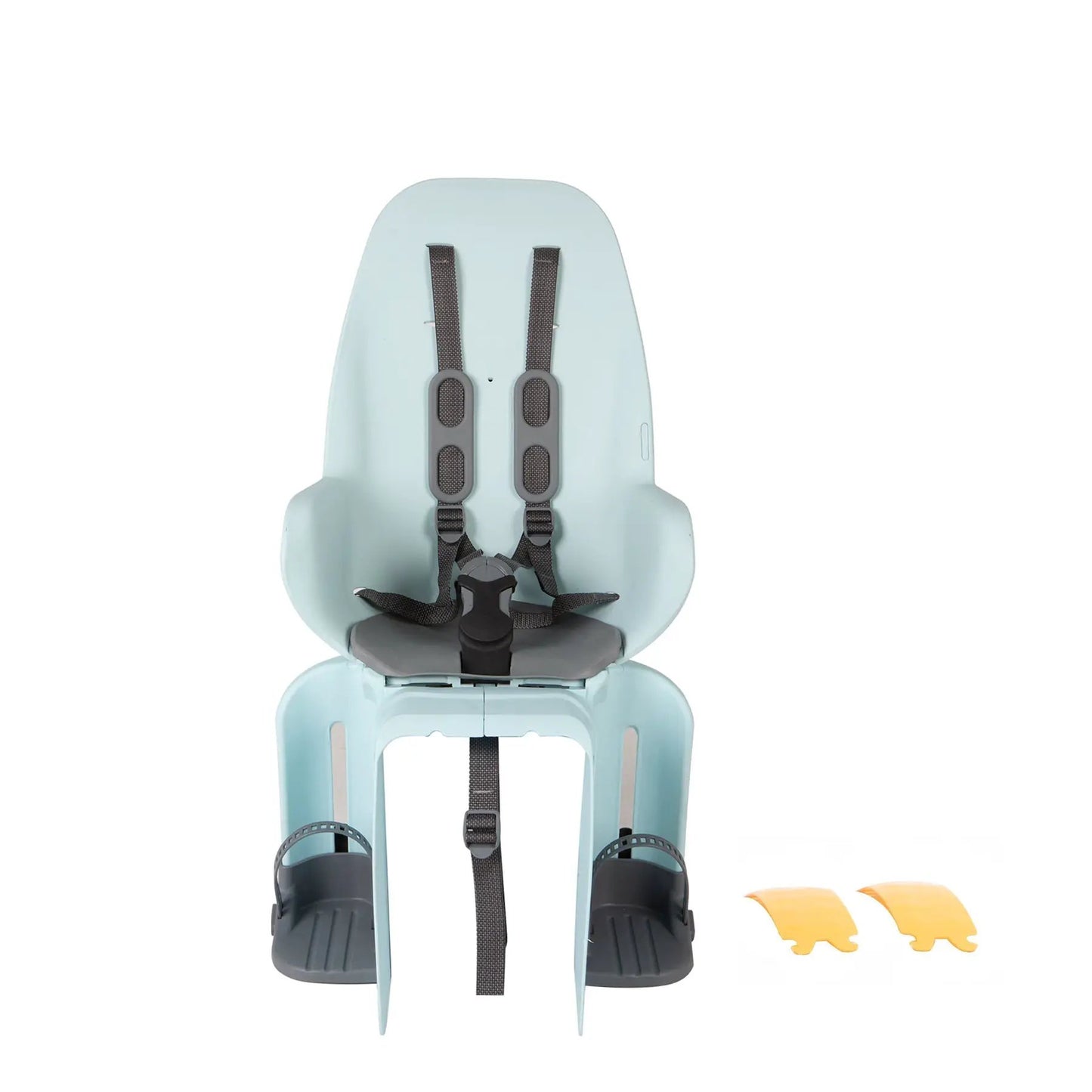 EUNORAU Safety Seat for Child, light blue shell with gray harness, bicycle child seat on Tampa Home & Garden Store