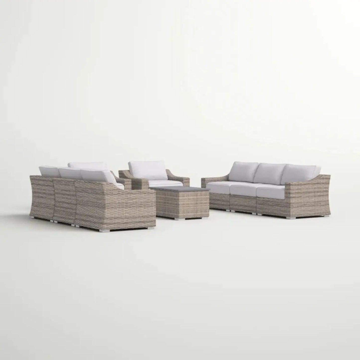 Outdoor Sofa Seating Group with Cushions