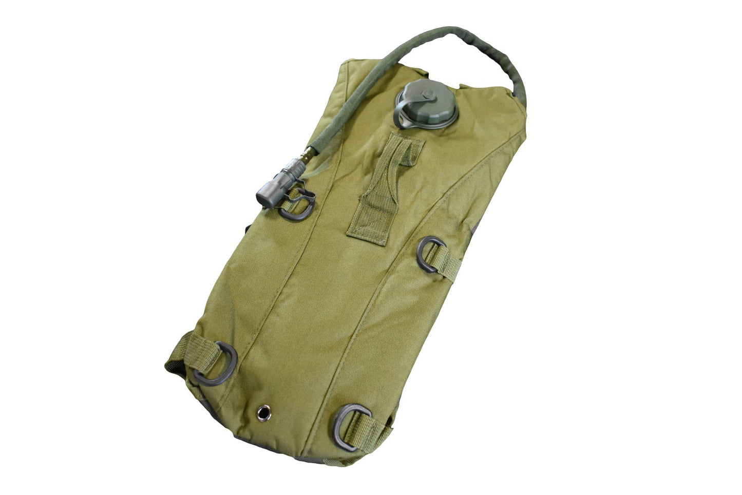 Hydration Pack olive green with hose and bite valve, D-rings from River Country Gear on Tampa Home & Garden Store