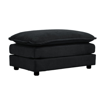 Chenille Fabric Ottoman Footrest and Sofa Rest