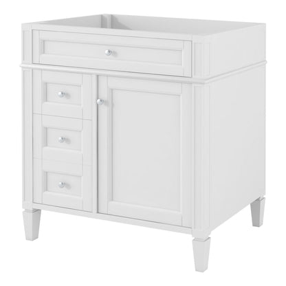 Solid Wood Bathroom Vanity and Two Drawers