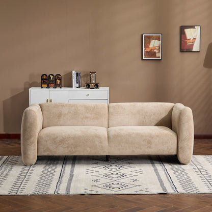 The Wave Velvet Sofa And High Back Support