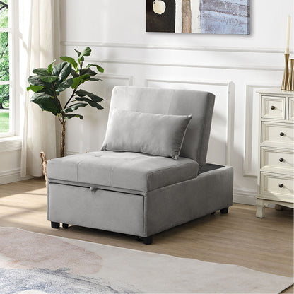 Versatile Folding Ottoman and Sofa Bed Set
