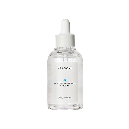 Baegayul Moisture Balancing Serum bottle clear glass with white dropper 50ml on Tampa Home & Garden Store