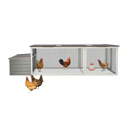 Solid Wooden Chicken Coop and Safe Outdoor House