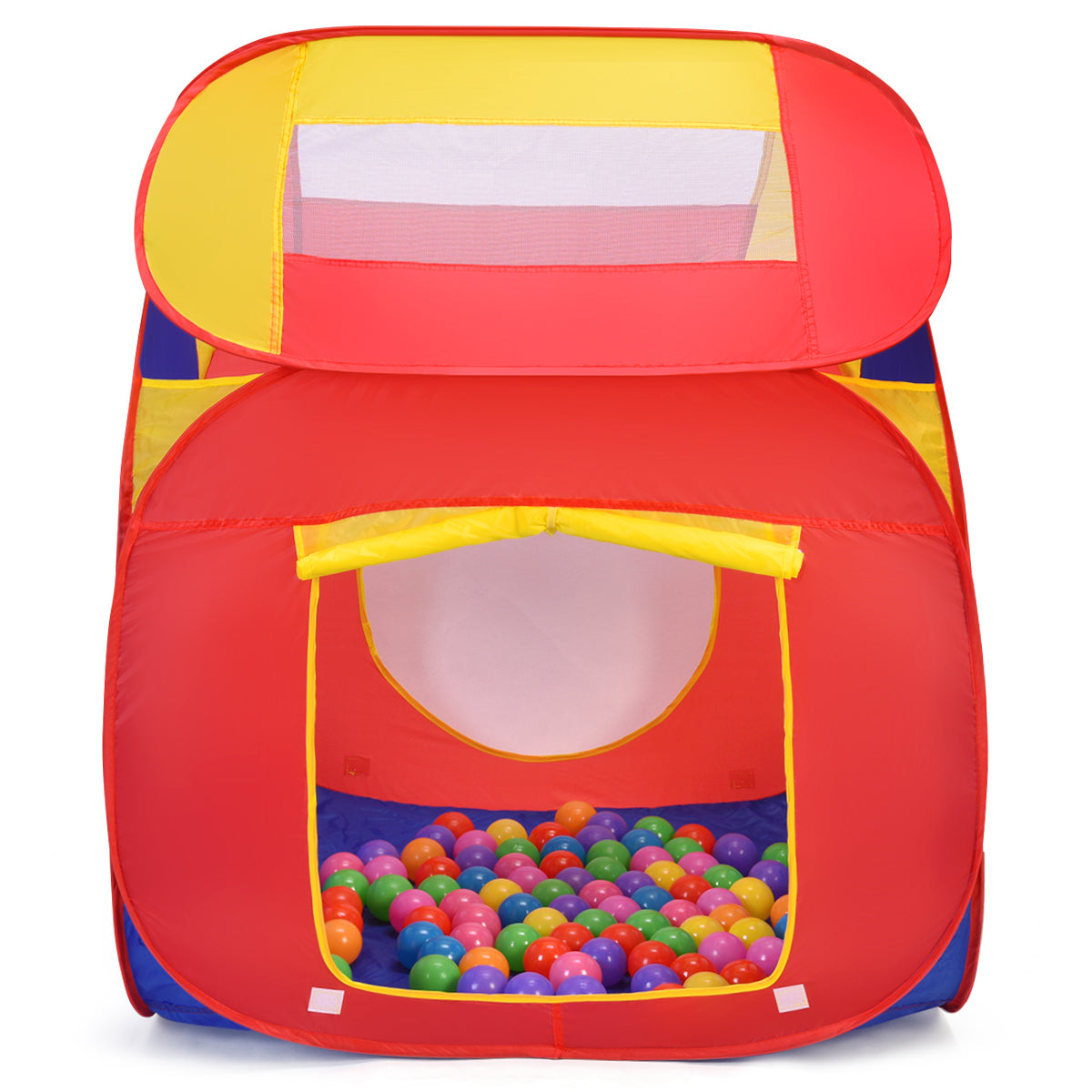 GemGear portable kid play house tent with 100 colorful balls red and yellow ball pit on Tampa Home & Garden Store