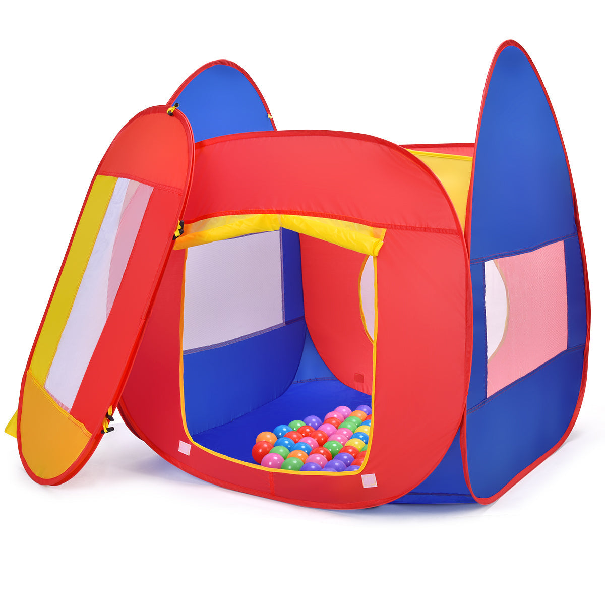 GemGear portable kid play house tent with 100 colorful balls red blue yellow ball pit dome on Tampa Home & Garden Store