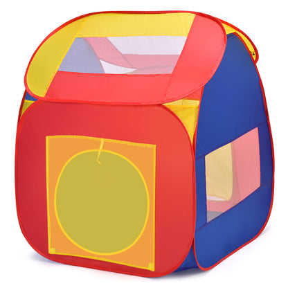 GemGear kid play tent in red, yellow and blue with mesh window on Tampa Home & Garden Store