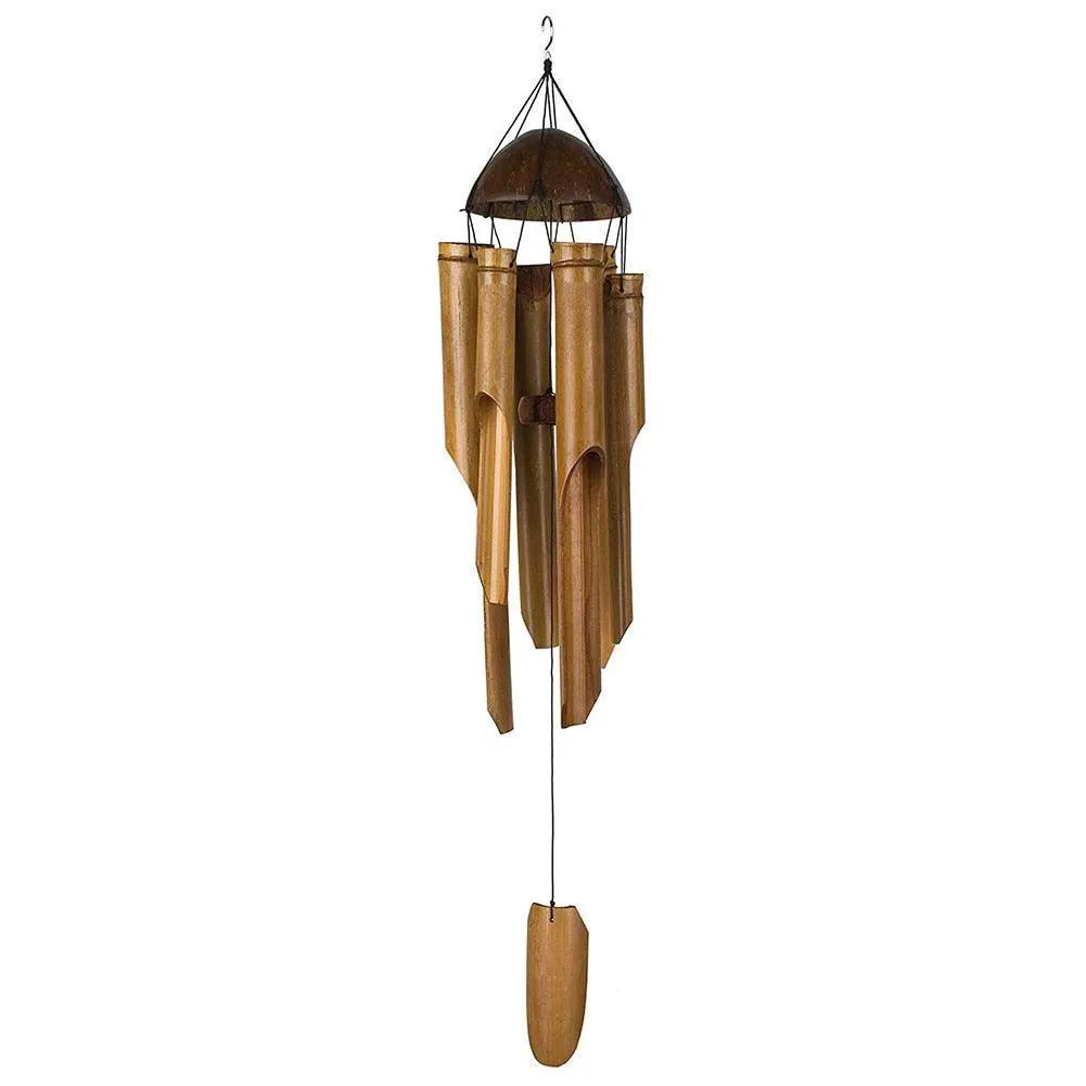 Bamboo Wind Chime Handmade Wall Hanging Garden