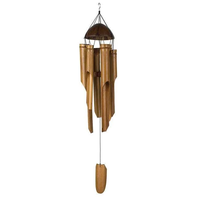 Bamboo Wind Chime Handmade Wall Hanging Garden