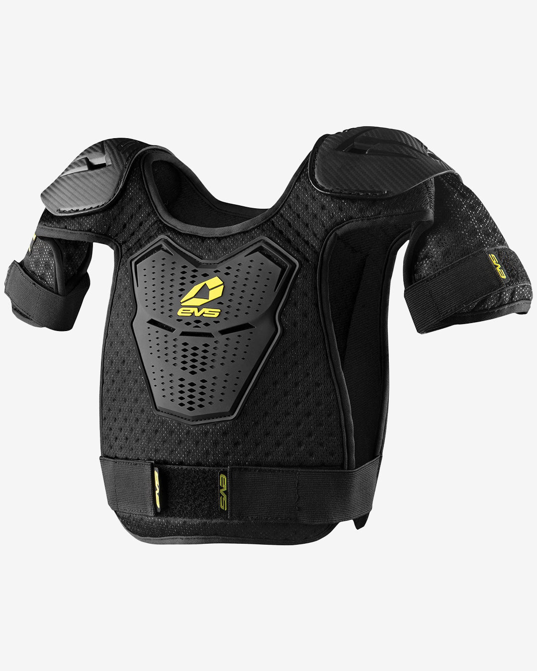 EVS Slam Combo Plus motorcycle chest protector in black mesh with hard chest plate on Tampa Home & Garden Store
