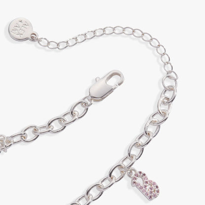 Barbie Chef Charm Bracelet with Pink Rolling Pin