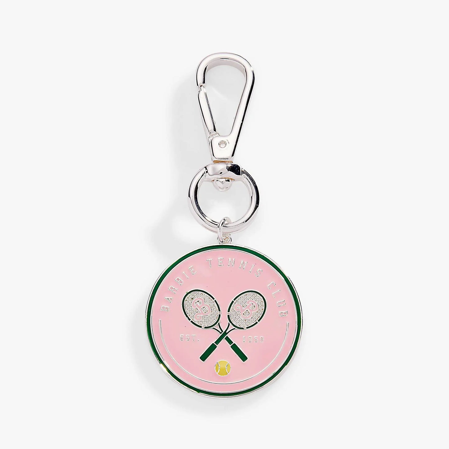 Barbie Tennis Club Bag Charm Enamel Racquets