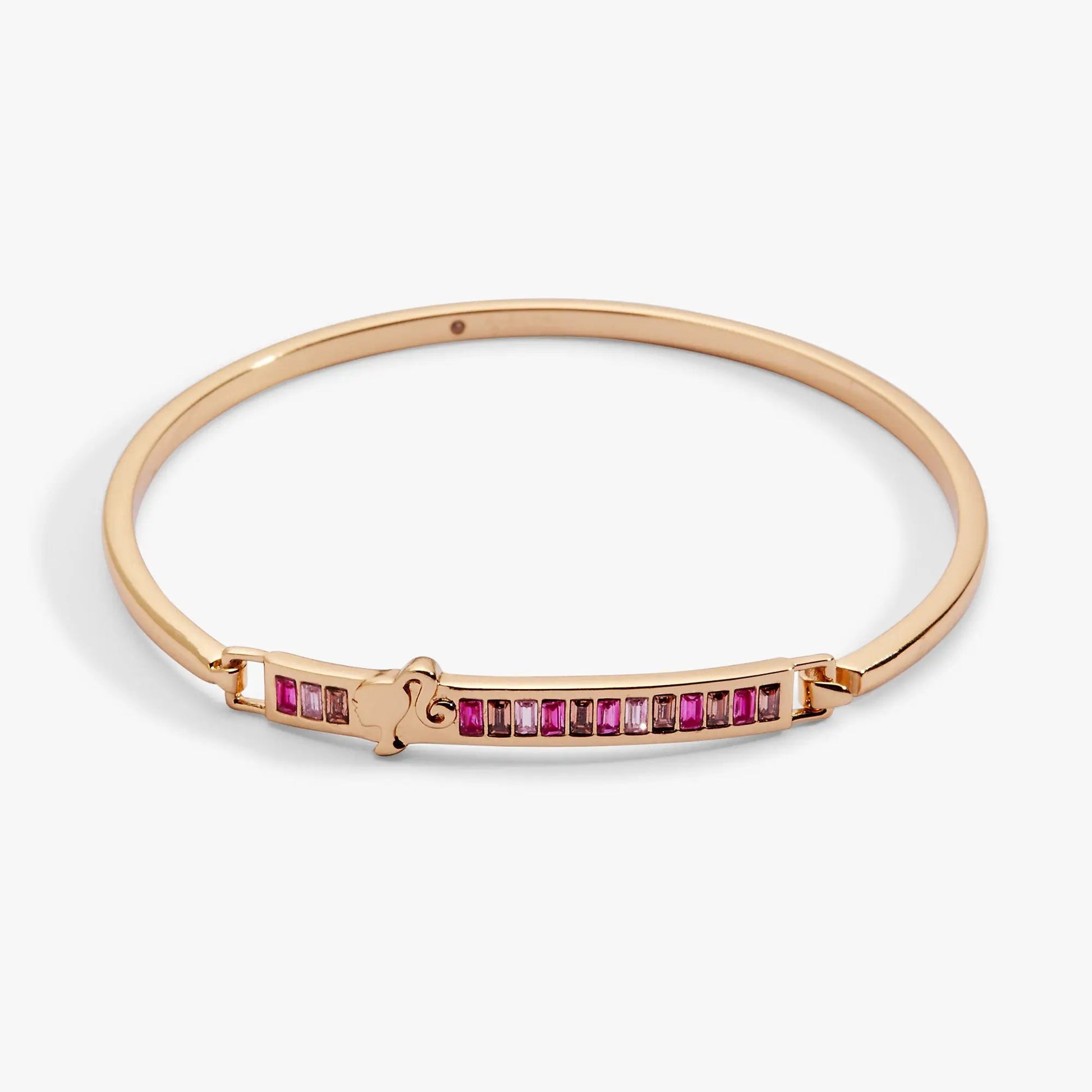 Barbie You Can Be Anything bangle by Alex and Ani; rose-gold with pink stones on Tampa Home & Garden Store