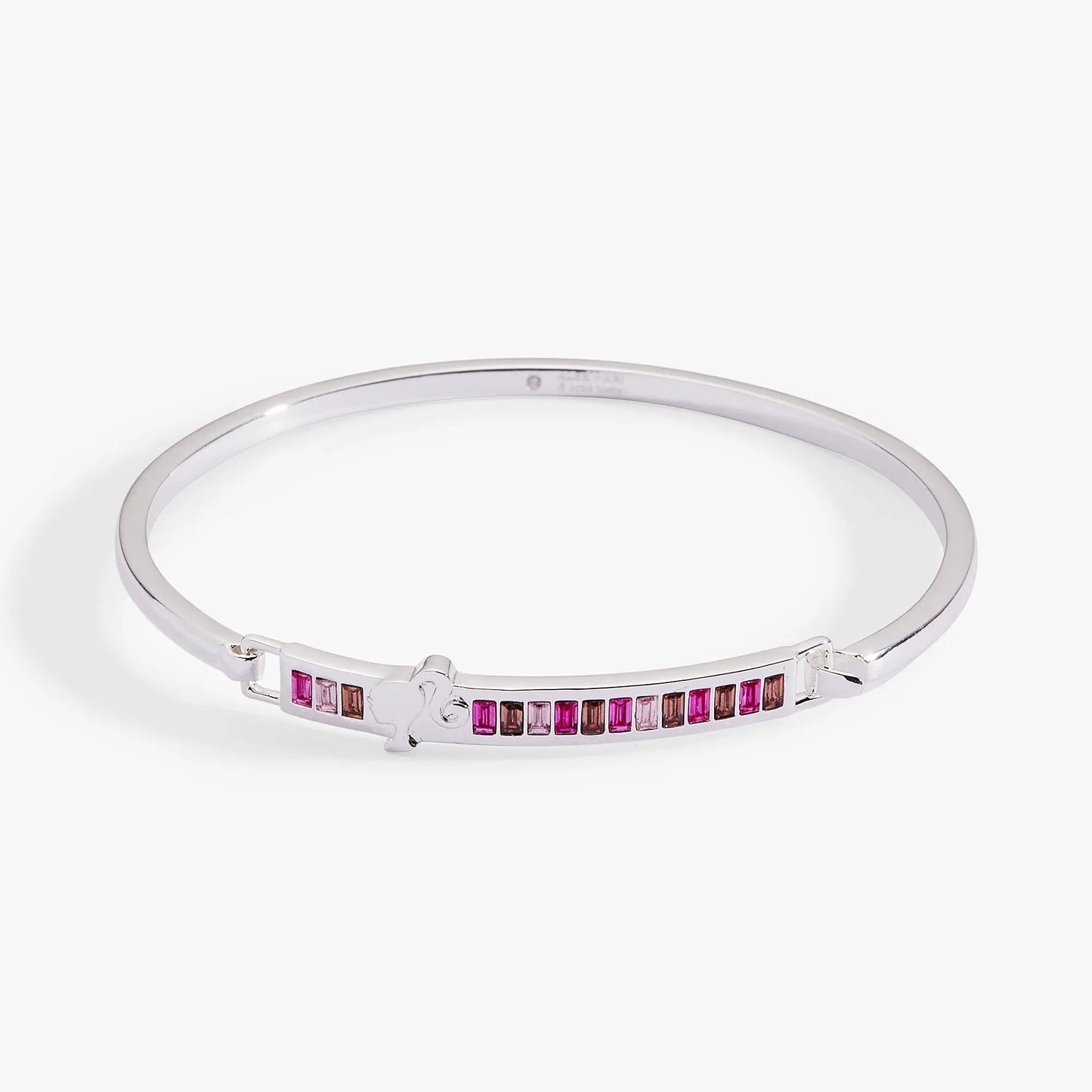Barbie™ You Can Be Anything tension bangle by ALEX AND ANI with pink crystals on Tampa Home & Garden Store
